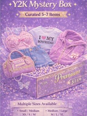 π Y2K Mystery Premium Box π Curated 5-7 Piece Aesthetic Bundle